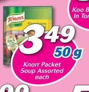 Knorr Packet Soup Assorted-50g