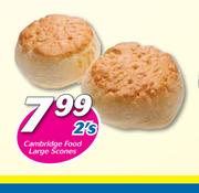 Cambridge Food Large Scones-2's
