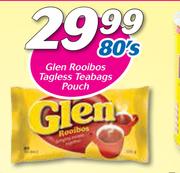 Glen Rooibos Tagless Teabags Pouch-80's
