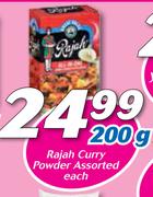 Rajah Curry Powder Assorted-200g