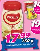 Nola Mayonnaise Original Only-750g