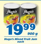 Hugo's Mixed Fruit Jam-900g Each