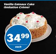 Vanilla Gateaux Cake Imitation Creme-Each