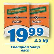 Champion Samp-2.5kg Each