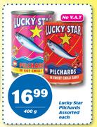 Lucky Star Pilchards-400g Each