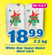 White Star Super Maize Meal-2.5kg Each