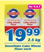 Snowflake Cake Wheat Flour-2.5kg Each