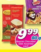 Beacon chocolate Slab Assorted-80g Each