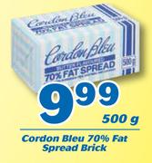 Cordon Bleu 70% Fat Spread Brick-500g