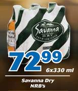 Savanna Dry NRBs-6 x 330ml