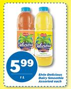 Elvin Delicious Dairy Smoothies-1Ltr Each