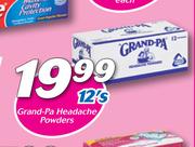 Grand-Pa Headache Powders-12's