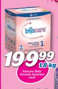 Infacare Baby Formula Assorted-1.8Kg