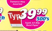 Typek A4 80g Bond Paper 500's