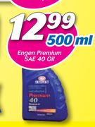 Engen Premium SAE 40 Oil-500ml