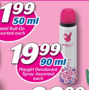 Playgirl Deodorant Spray Assorted-90ml