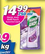 Handy Andy Refill Pouch Assorted-750ml