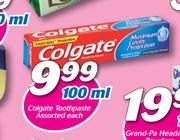 Colgate Toothpaste Assorted-100ml
