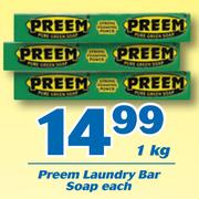 Preem Laundry Bar Soap-1Kg Each