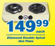 Diamond Double Spiral Hot Plate