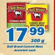 Bull Brand Corned Meat Assorted-300g Each