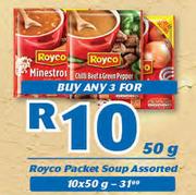 Royco Packet Soup Assorted-10 x 50g