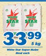 White Star Super Maize Meal-5Kg Each