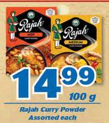 Rajah Curry Powder Assorted-100g Each