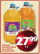 Delicious Smoothie Blend Concentrate 5L-Each