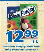 Parmalat Purejoy 100% Fruit Juice Blend 1L-Each