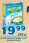 Nestle Nestum Stage 1/2/3 Assorted-250g Each