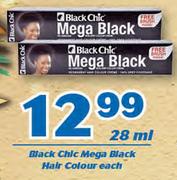Black Chic Mega Black Hair Colour-28ml Each