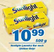 Sunlight Laundry Bar Yellow Only-500g Each