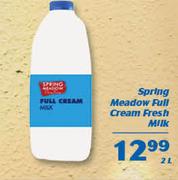 Spring Meadow Full Cream Fresh Milk-2Ltr