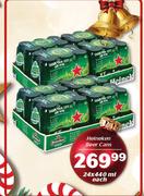 Heineken Beer Cans-24 x 440ml Each
