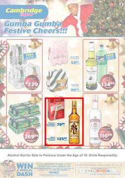Cambridge Liquor Mitchells Plain : October Month End (24 Oct - 6 Nov 2018), page 1