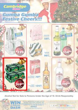 Cambridge Liquor Mitchells Plain : October Month End (24 Oct - 6 Nov 2018), page 1