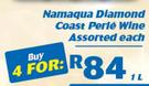 Namaqua Diamond Coast Perle Wine Assorted-4 x 1Ltr