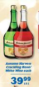 Autumn Harvest Crackling Rose/White Wine-1.5Ltr Each