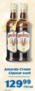 Amarula Cream Liqueur-750ml Each