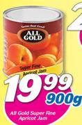 All Gold Super Fine Apricot Jam-900g
