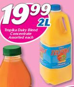 Tropika Dairy Blend Concentrate Assorted-2Ltr