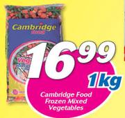 Cambridge Food Frozen Mixed Vegetables-1Kg