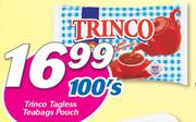 Trinco Tagless Teabags Pouch-100's