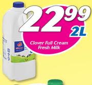 Clover Full Cream Fresh Milk-2Ltr