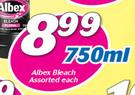 Albex Bleach-750ml Each