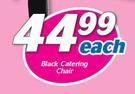 Black Catering Chair-Each