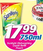 Sunlight Dishwashing Liquid Refill Pouch-750ml