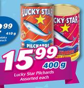 Lucky Star Pilchards-400g Each