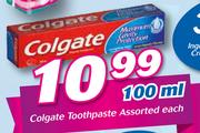 Colgate Toothpaste-100ml Each